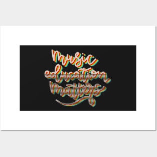 Cute Music Education Matters Music Teacher Posters and Art